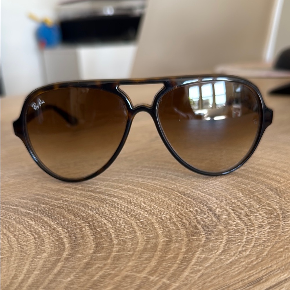 Ray-Ban Brown Aviator Sunglasses